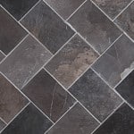 Herringbone Grey marble, 100x150mm