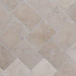 Herringbone White marble, 100x150mm