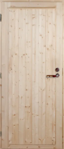 Välisuks Mänd/Kuusk (täis paneel) 8x18 - 788x1778mm (vasakule) lukk 4190