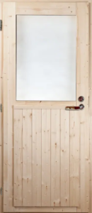 Välisuks Mänd/Kuusk (aknaga) 8x18 - 788x1778mm (vasakule) lukk 4190