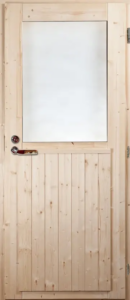 Välisuks Mänd/Kuusk (aknaga) 8x18 - 788x1778mm (paremale) lukk 4190